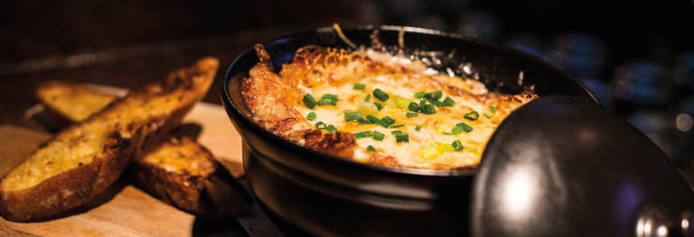 Photo of French onion soup
